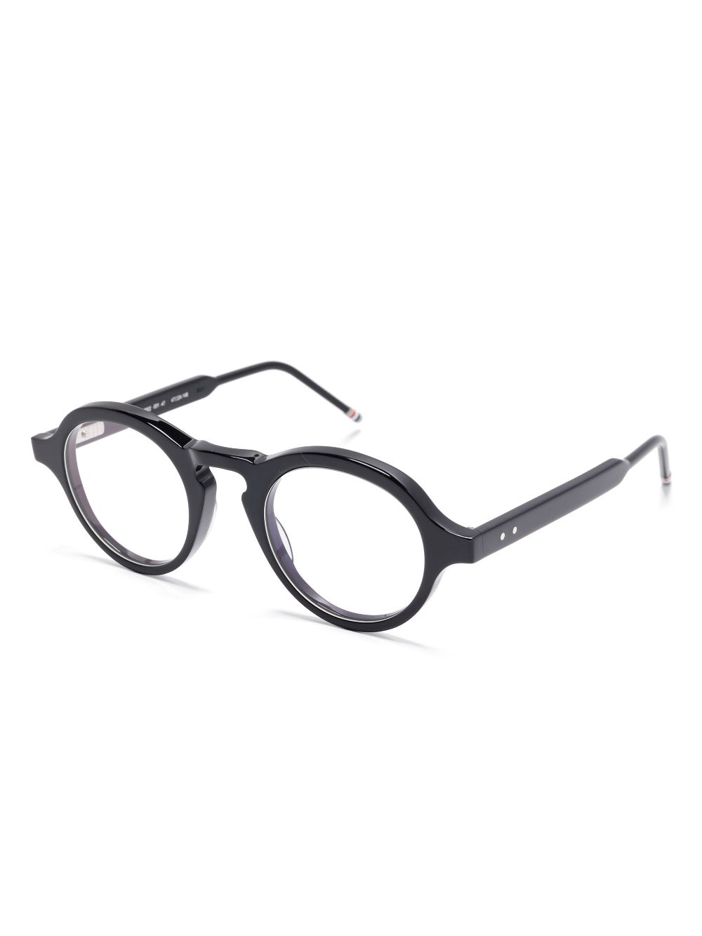 Thom Browne Eyewear round-frame glasses - Zwart