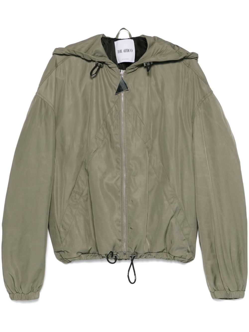 hooded bomber jacket