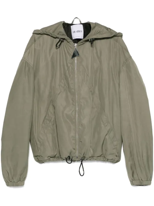 Veste bomber à capuche - The Attico - Modalova
