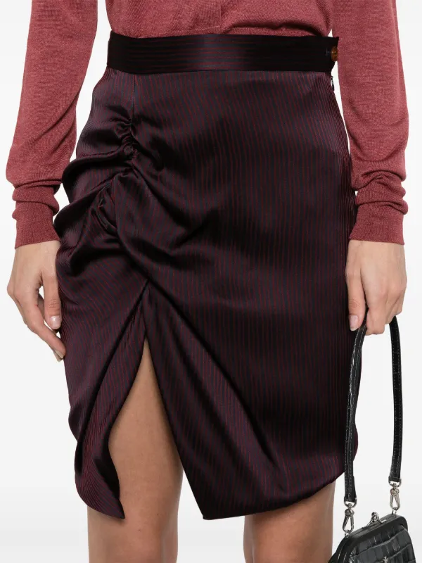 Vivienne Westwood Side Panther Mini Skirt | Red | FARFETCH JO
