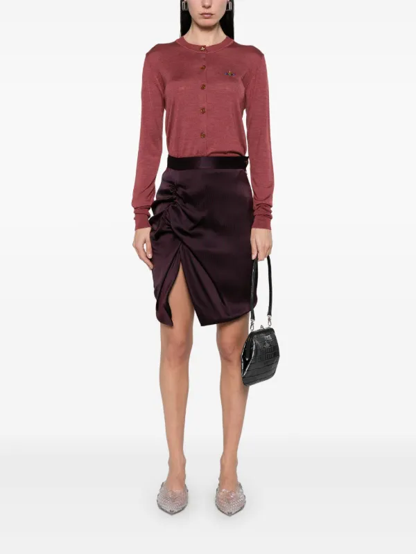 Vivienne Westwood Side Panther Mini Skirt | Red | FARFETCH CA