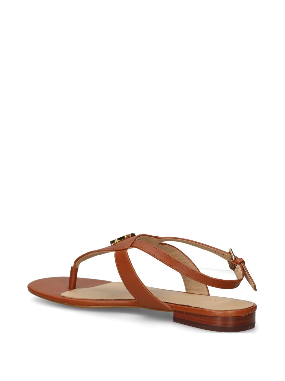 Lauren Ralph Lauren logo-appliqué sandals Brown