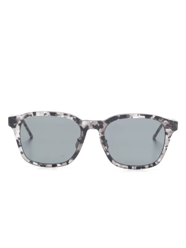 トムブラウン　サングラス　グレー　スクエア Thom Browne Eyewear スクエアフレーム サングラス | グレー