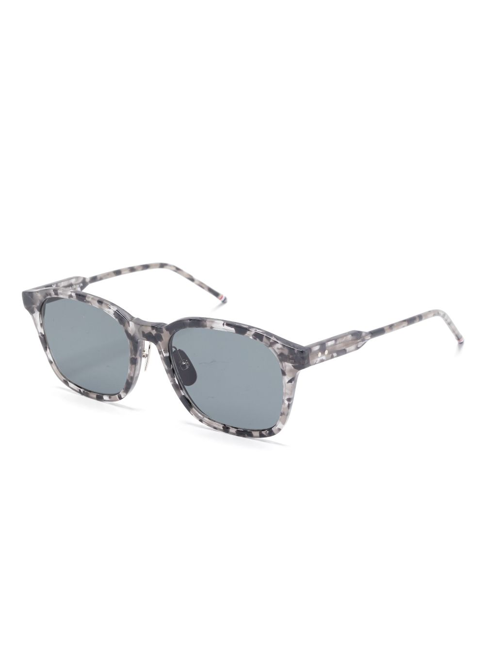 Thom Browne Eyewear Zonnebril met vierkant montuur - Grijs