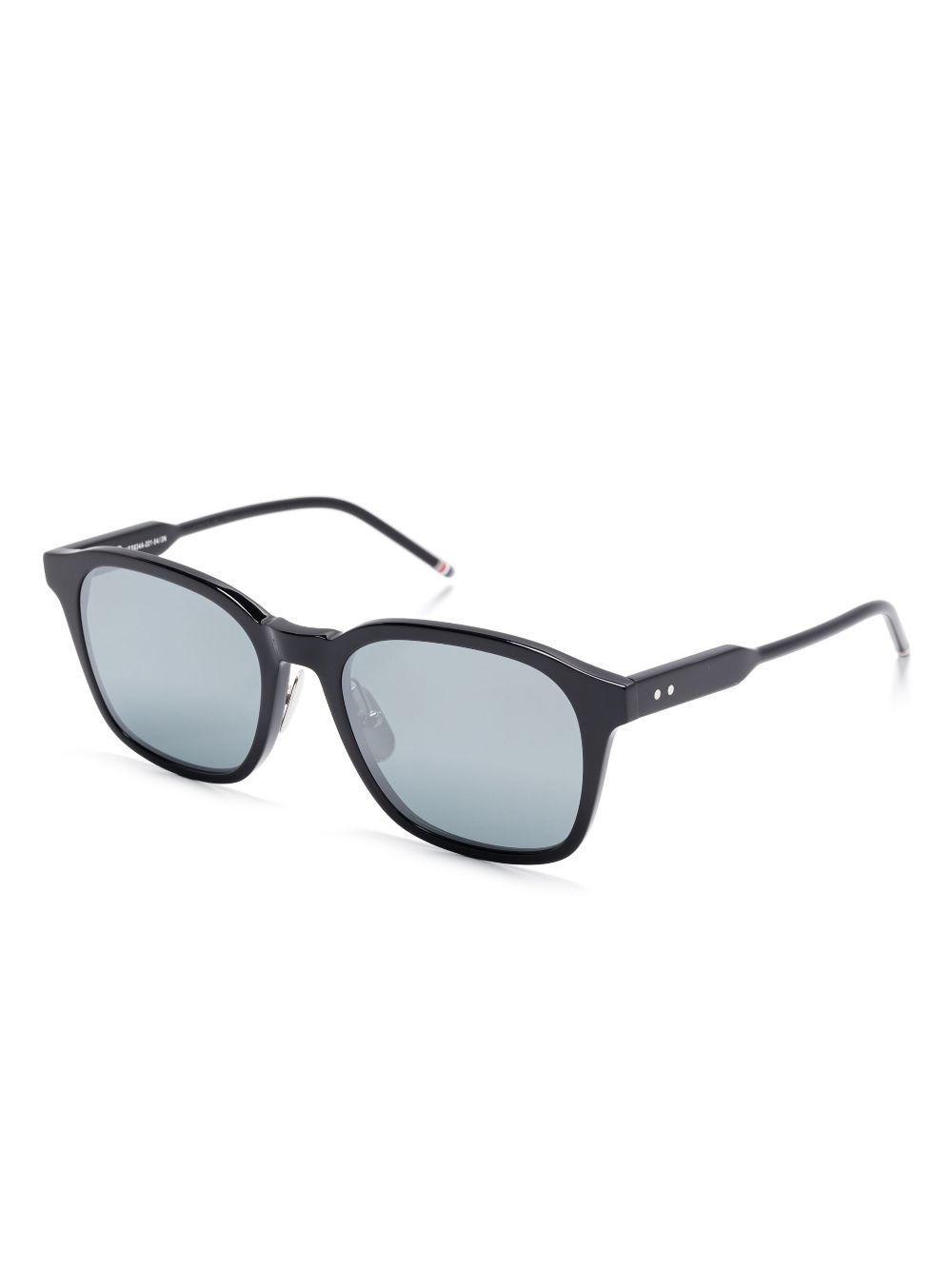 Thom Browne Eyewear Zonnebril met vierkant montuur - Zwart