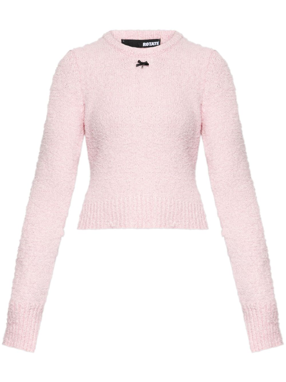 ROTATE BIRGER CHRISTENSEN bow-detail sweater - Pink