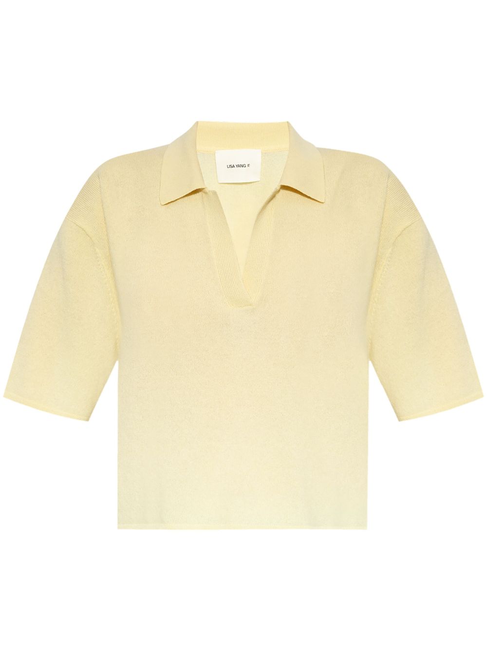 Lisa Yang cashmere polo top - Yellow