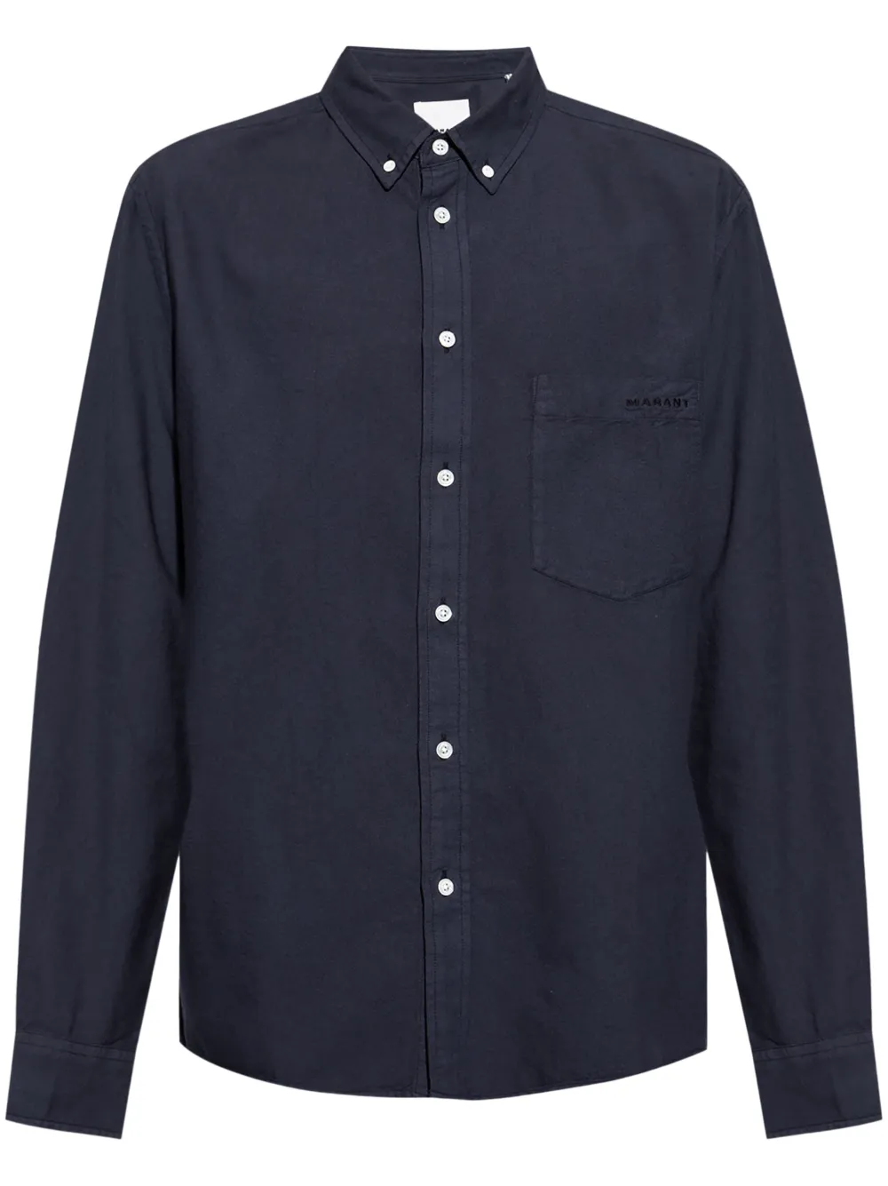 MARANT camisa con logo bordado | azul | Image 1