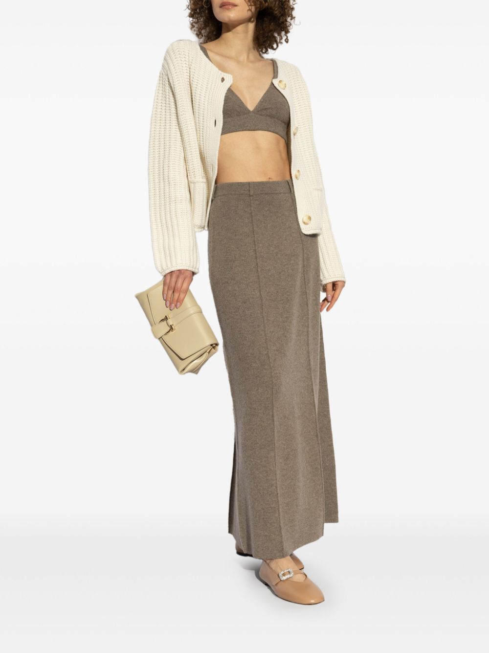 Lisa Yang cashmere bralette top - Bruin