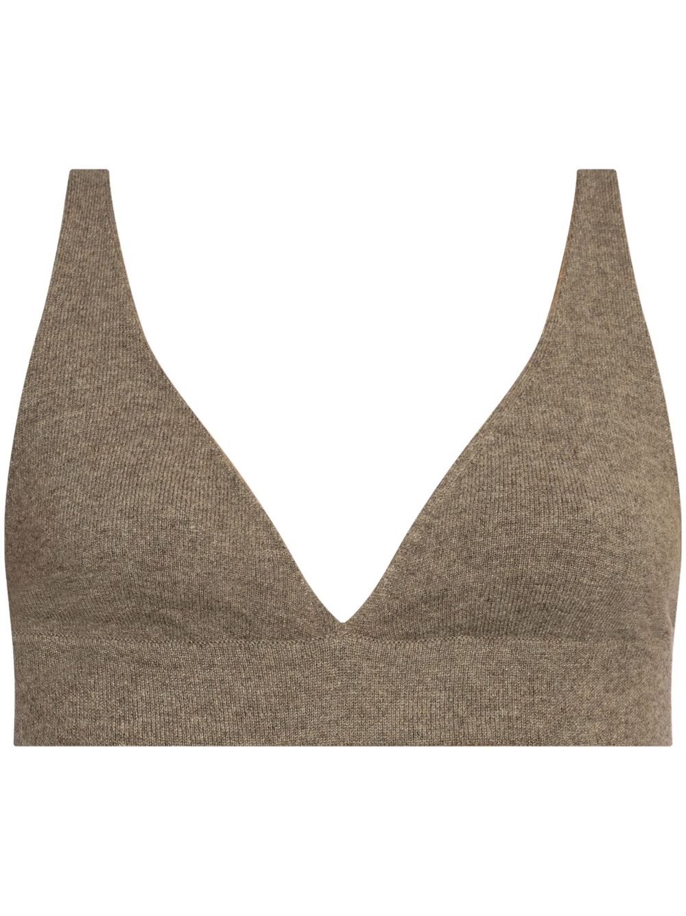 Lisa Yang cashmere bralette top - Brown