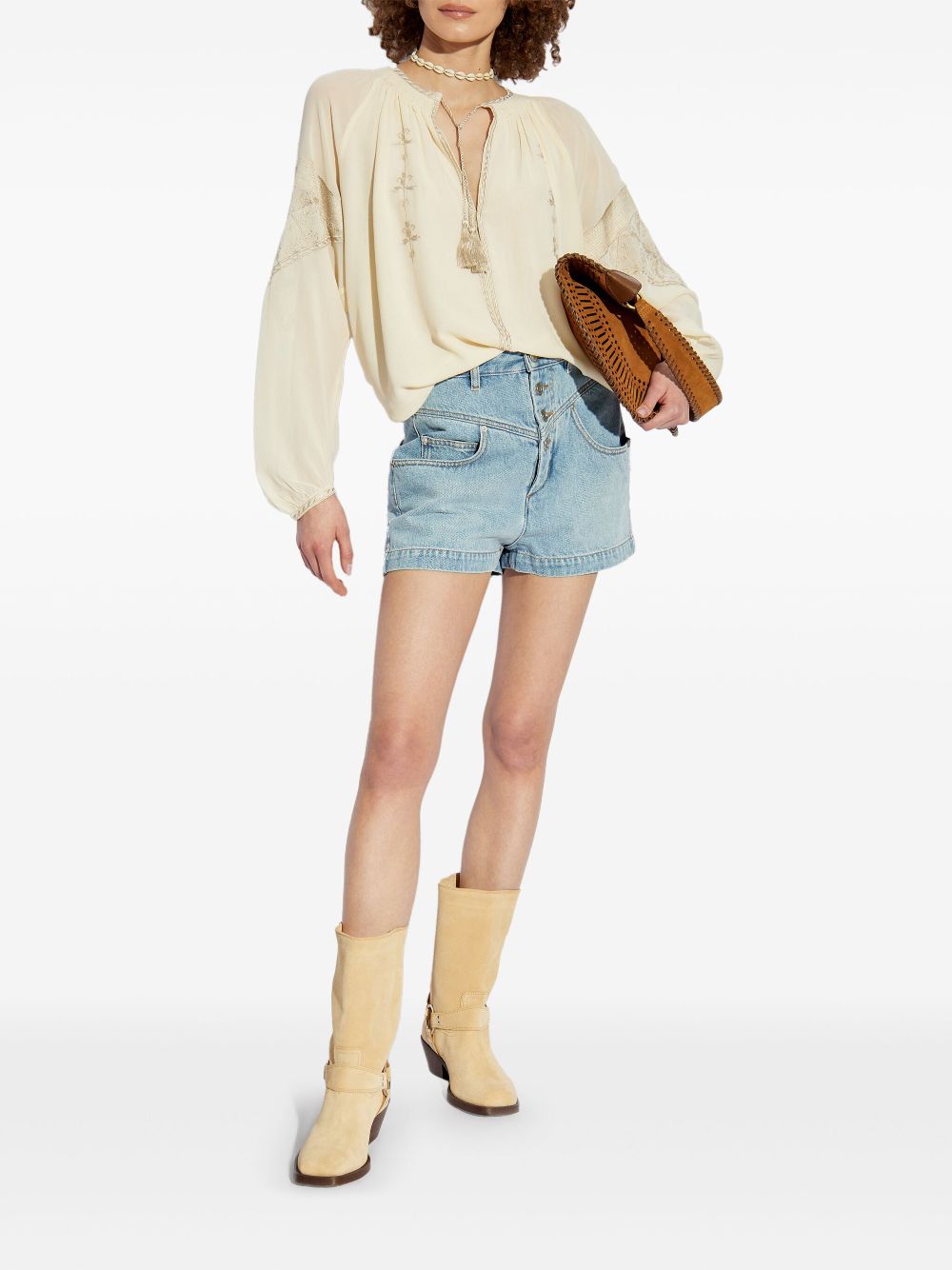 ISABEL MARANT Oris blouse - Beige