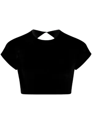 Alexander Wang クロップドトップ | ブラック | FARFETCH JP