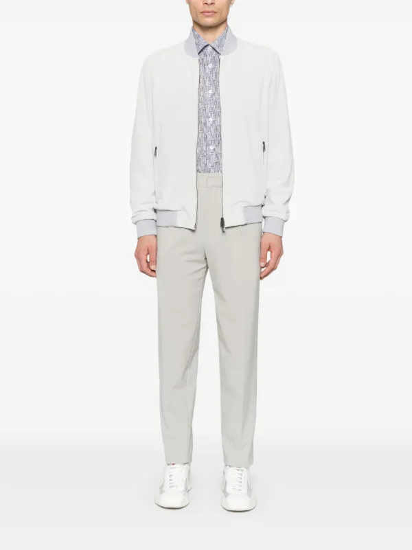 Brioni グレー ボンバージャケット Brioni ボンバージャケット | グレー | FARFETCH JP