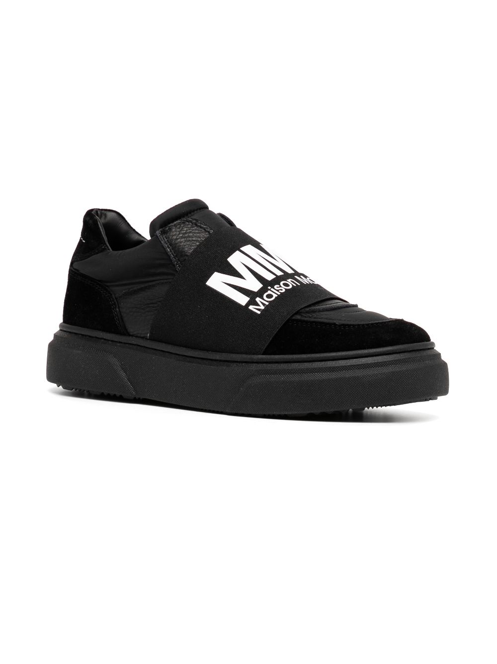 MM6 Maison Margiela Kids Sneakers met logoprint - Zwart