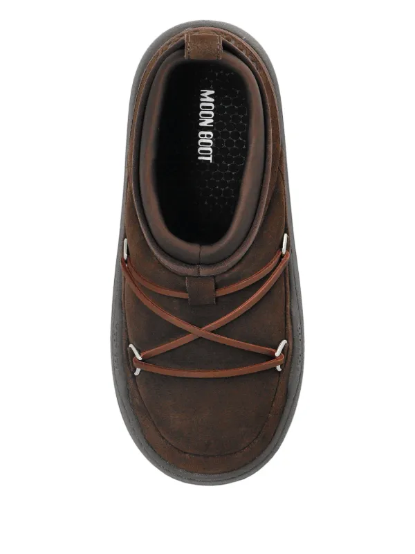 Moon Boot スエード スニーカー Moon Boot Park スニーカー | ブラウン | FARFETCH JP