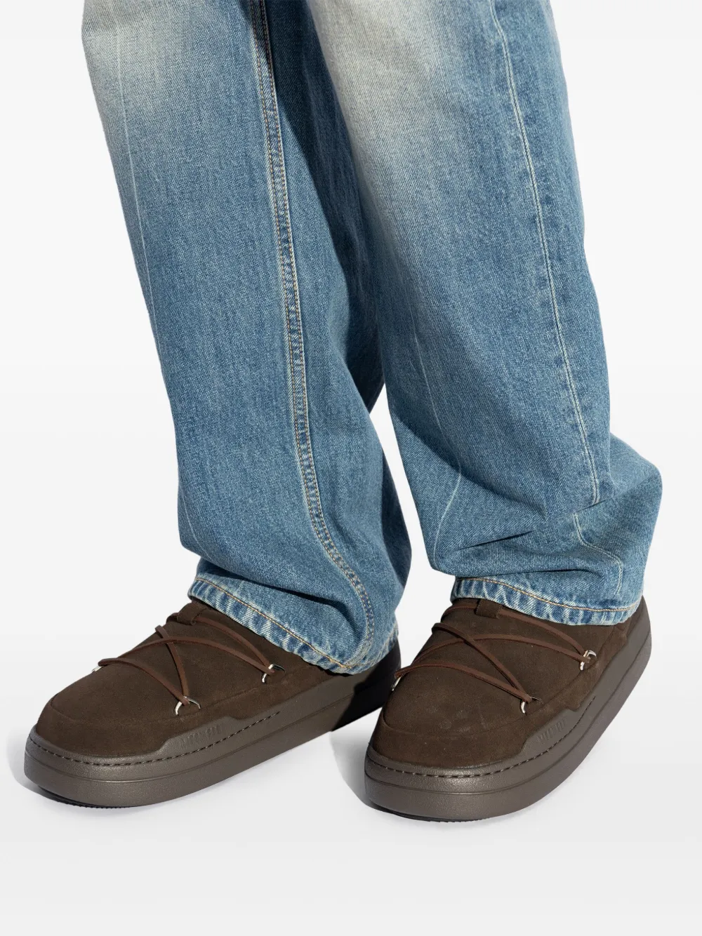 Moon Boot スエード スニーカー Moon Boot Park スニーカー | ブラウン | FARFETCH JP