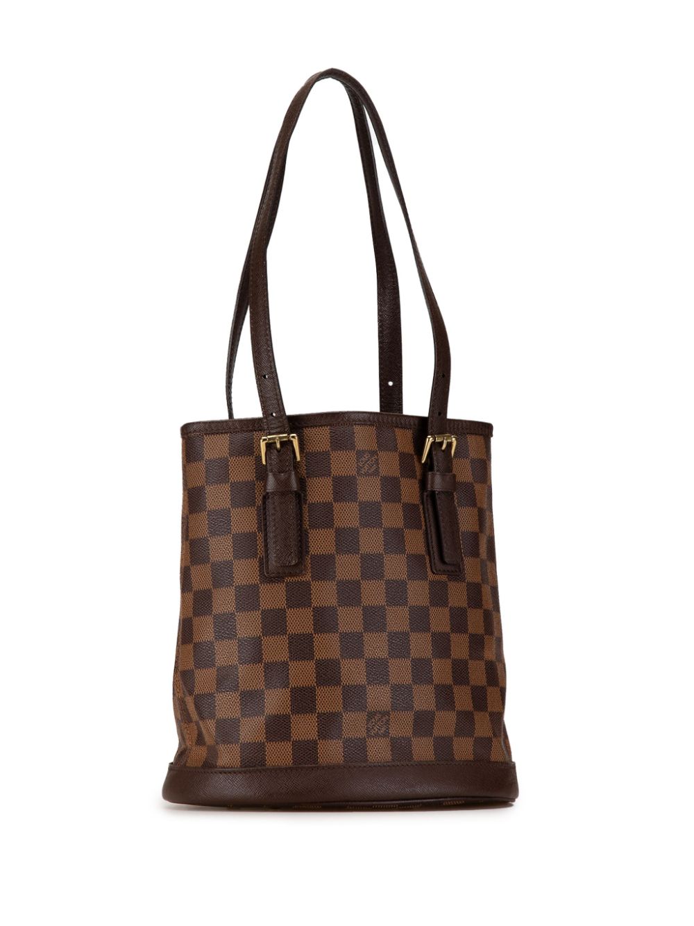 Louis Vuitton Pre-Owned 2003 Damier Ebene Marais bucket bag - Bruin