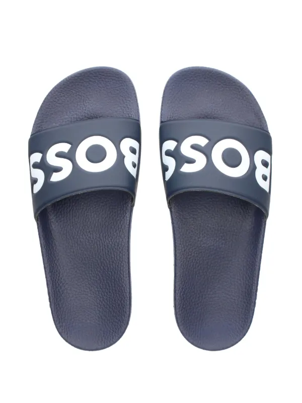 BOSS Aryeh Slides | Blue | FARFETCH GE display picture 1