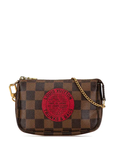 Louis Vuitton Pre-Owned 2008 mini Damier Ebene Pochette Accessoires Handtasche