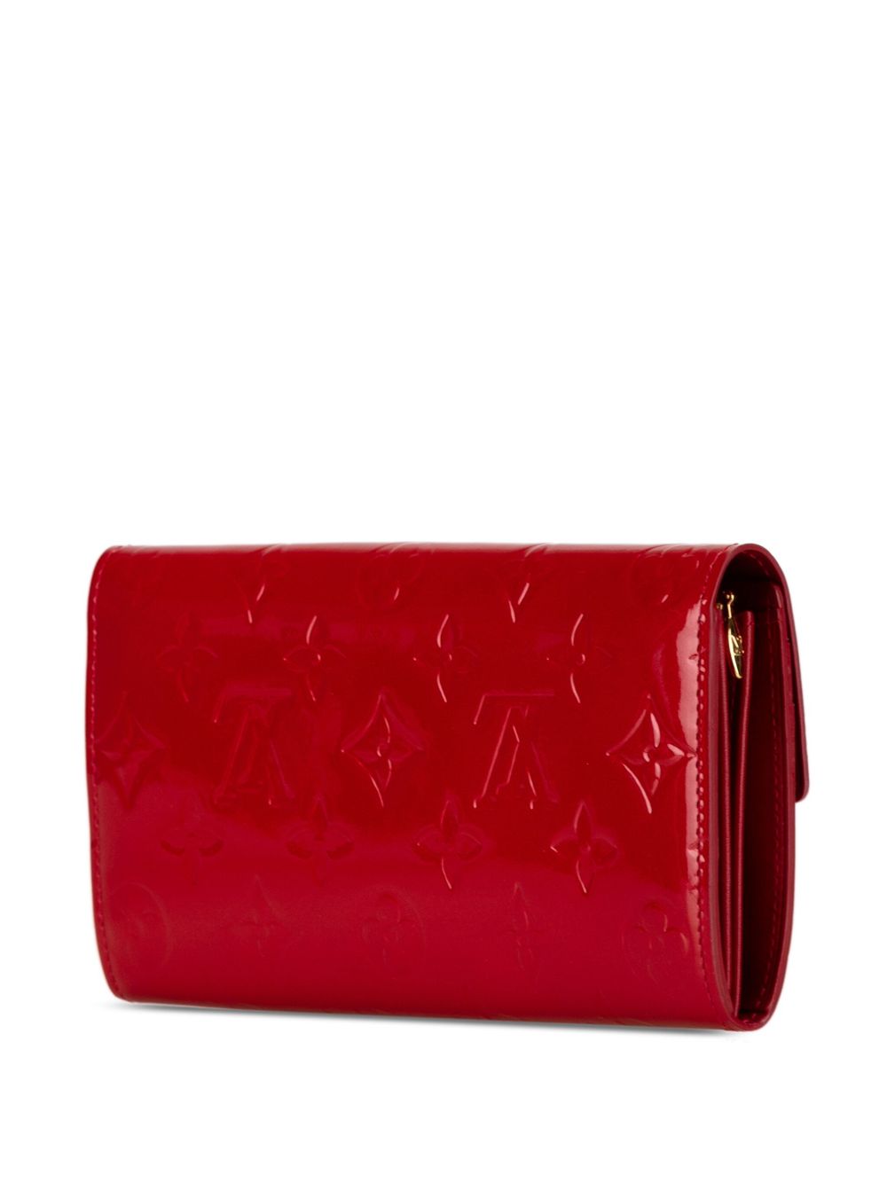 Louis Vuitton Pre-Owned 2007 Monogram Vernis Sarah Wallet long wallets - Rood