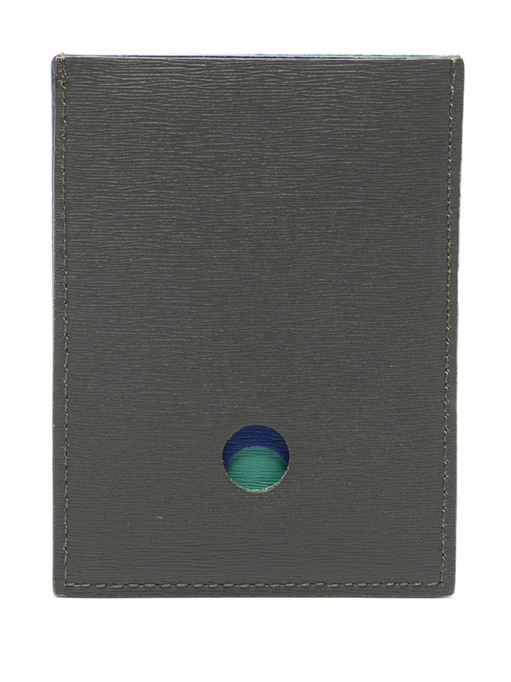 Paul Smith colourblock card holder - Blauw