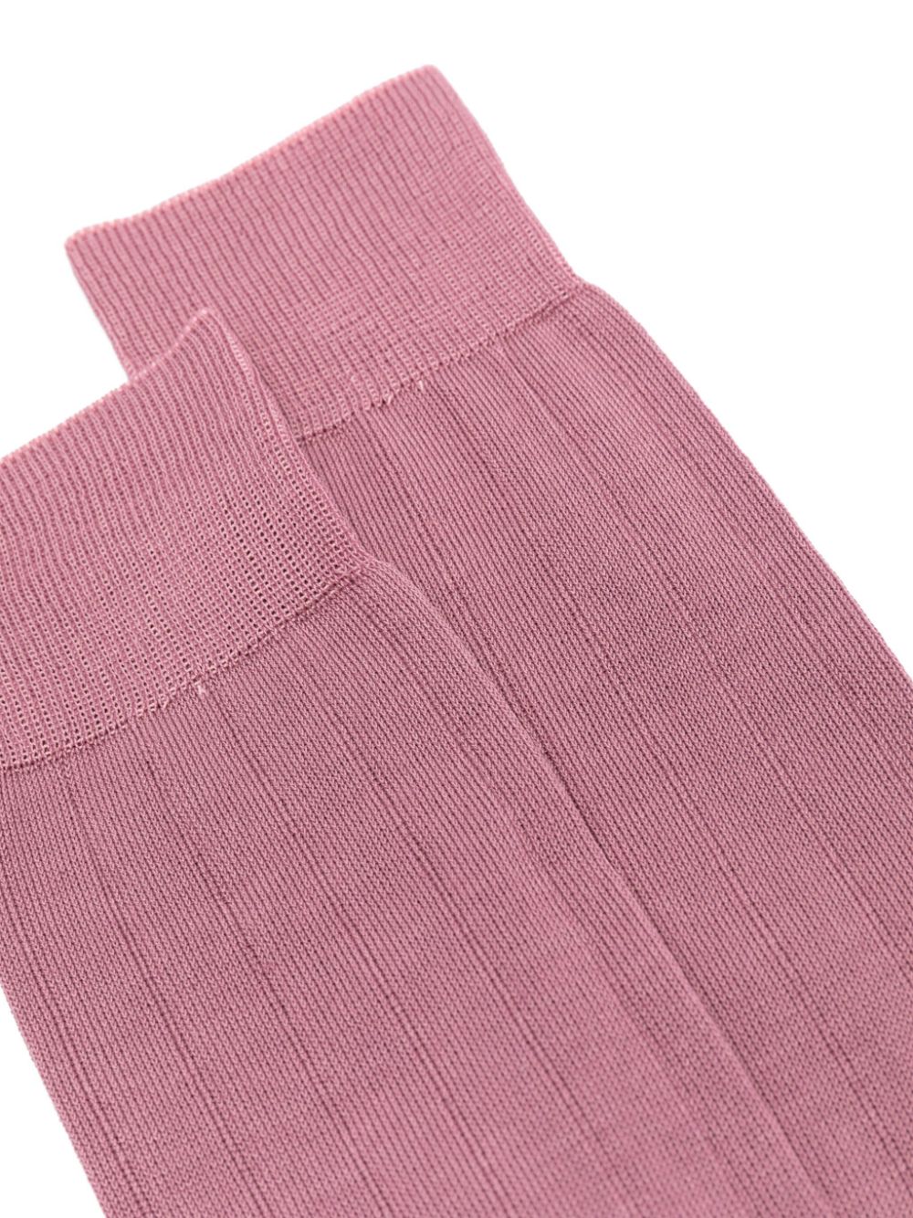 Paul Smith wide-ribbed socks - Roze