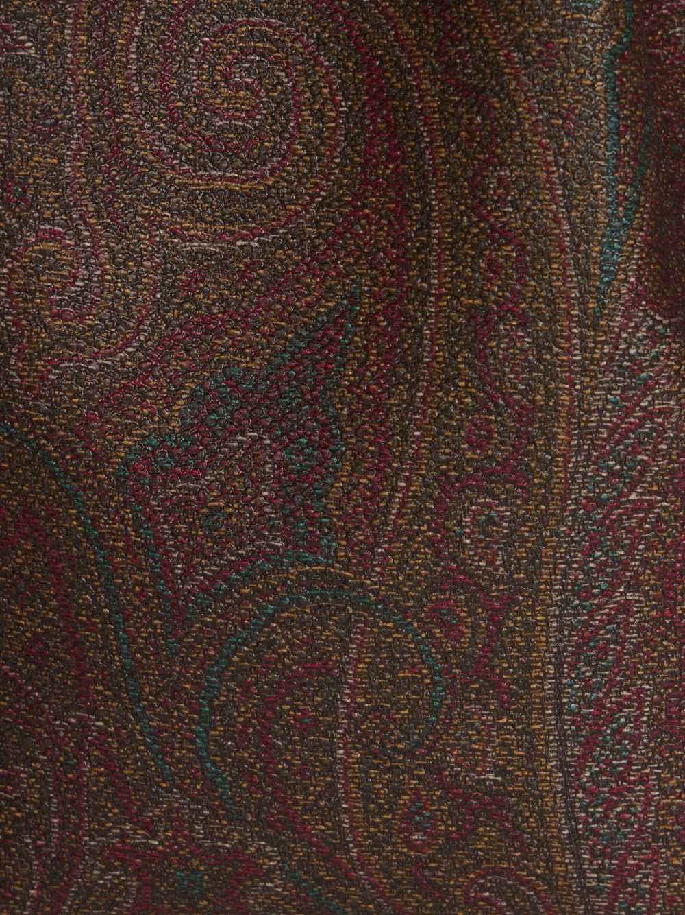 ETRO Kleine bucket-tas met paisley-print Bruin