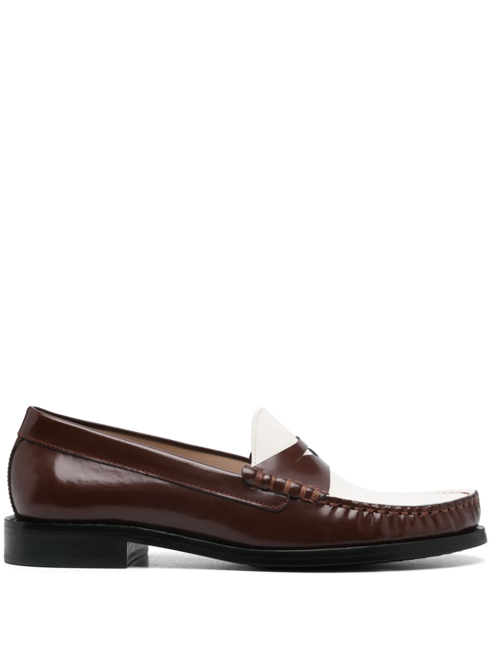 Stuart Weitzman Lottie loafers Brown