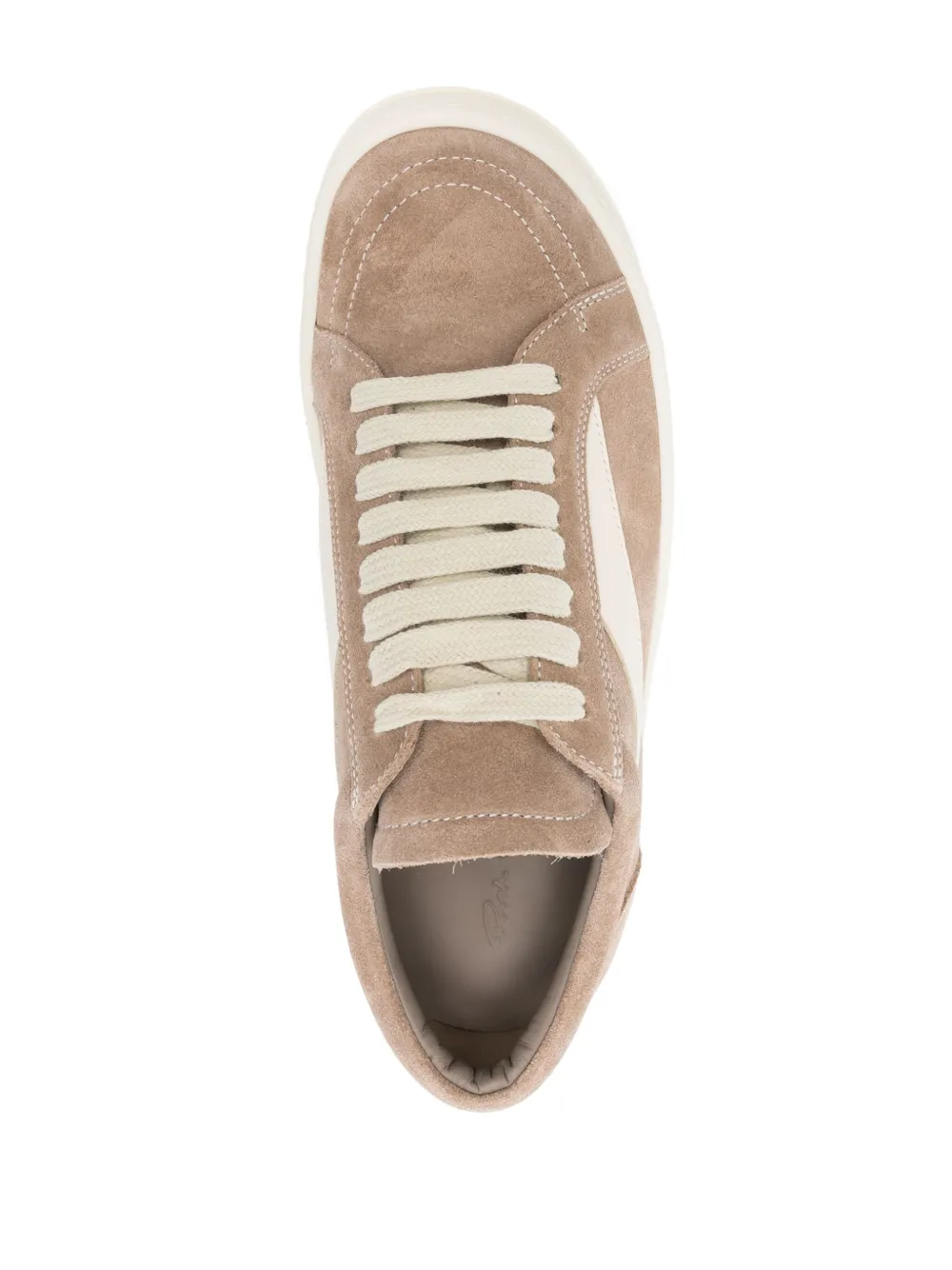 Rick Owens suede sneakers Neutrals