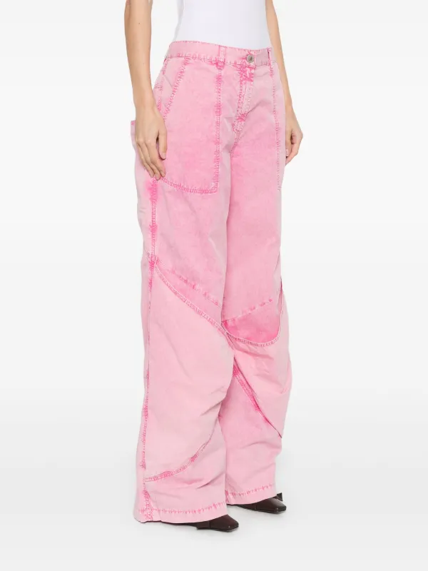 The Attico wide-leg Trousers | Pink | FARFETCH