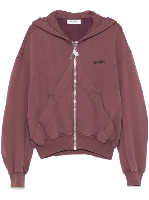 The Attico Hoodie mit Logo-Applikation