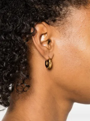 【良品】JIL SANDER フープピアス 925 シャンパンゴールド JIL SANDER ジルサンダー フープピアス CLASSIC EARRINGS 2