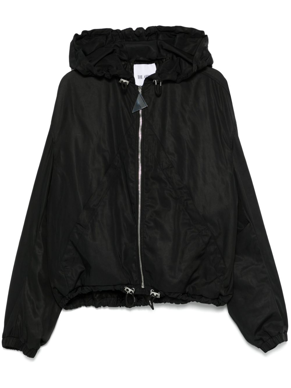 hooded bomber jacket