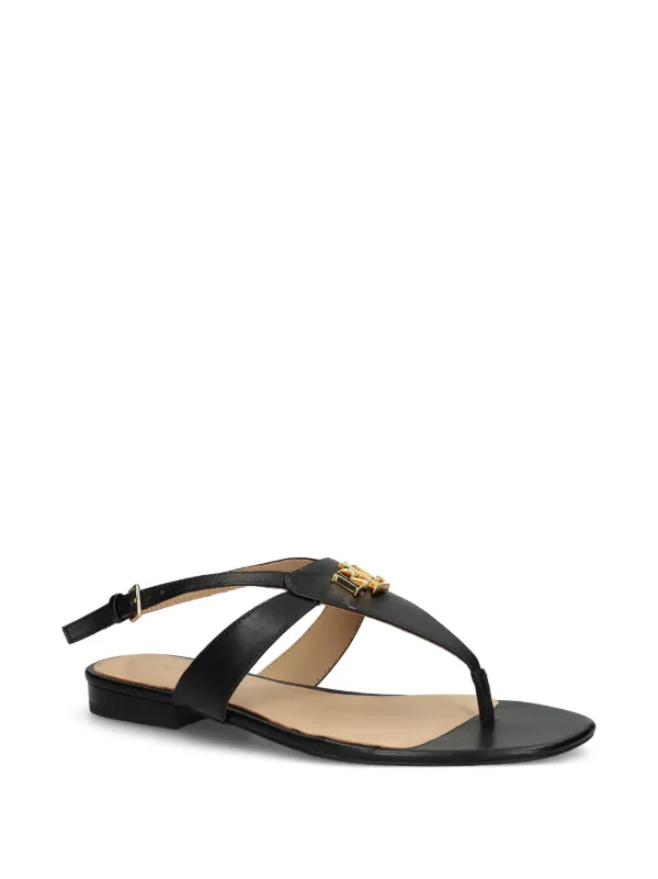 Lauren Ralph Lauren Everley サンダル | ブラック | FARFETCH JP