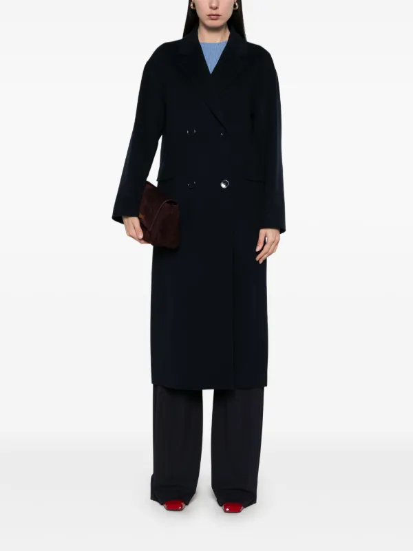 【S MAX MARA】FAVOLA ダブルブレスト ウール コート S Max Mara Favola Coat | Blue | FARFETCH