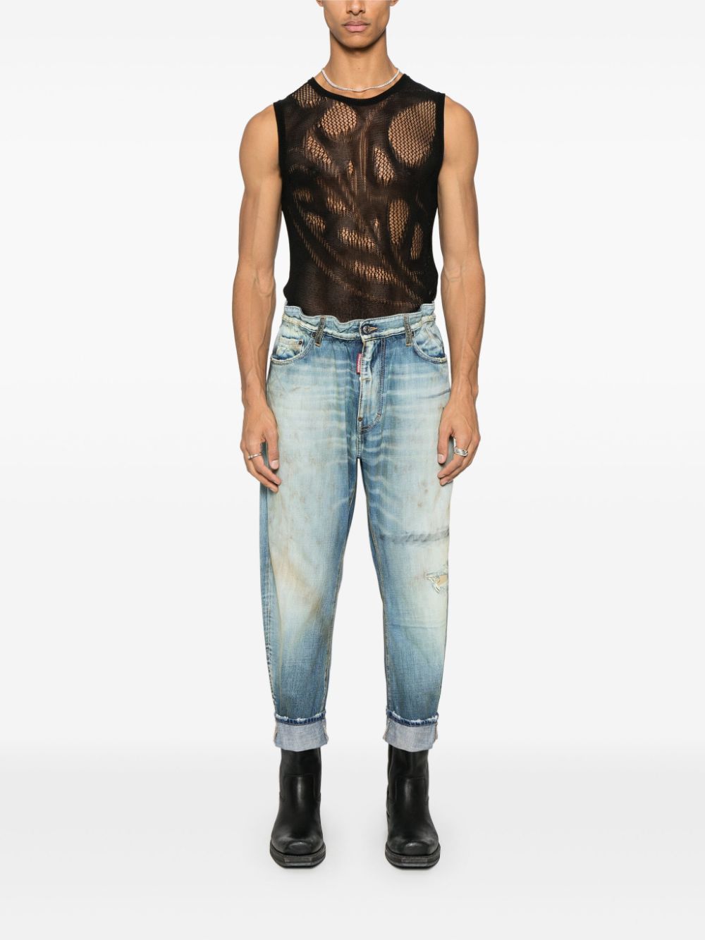 DSQUARED2 Big Brother jeans - Blauw