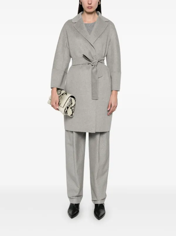 S Max Mara Arona Coat | Grey | FARFETCH