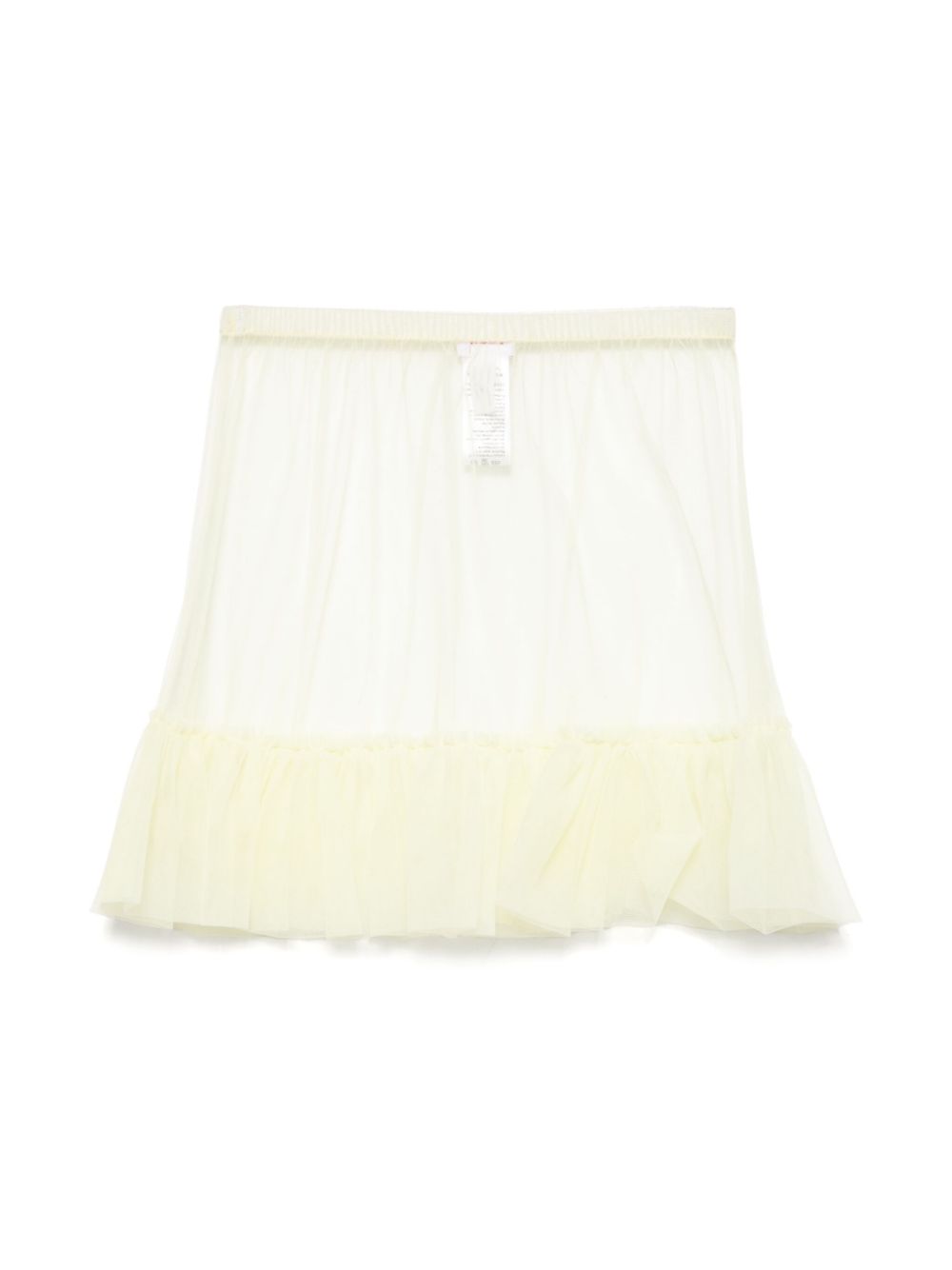 Il Gufo ruffled skirt - Geel