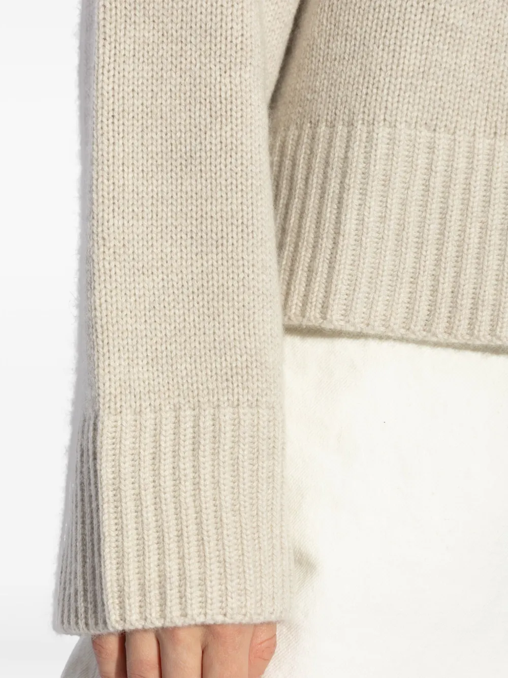 Lisa Yang Kasjmier trui Beige