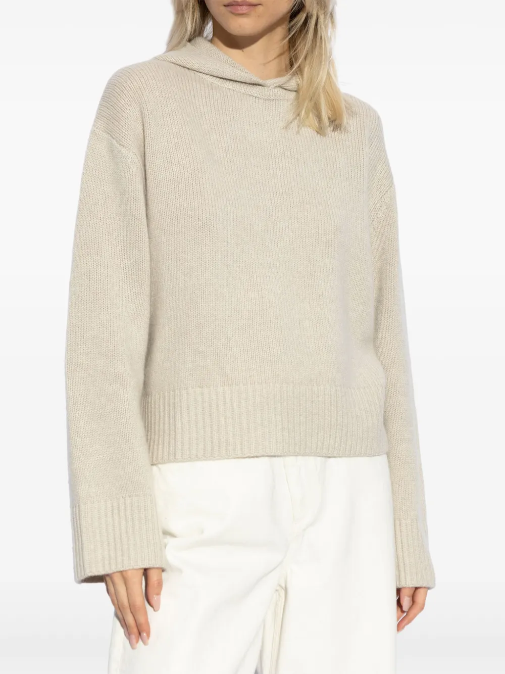 Lisa Yang Kasjmier trui Beige