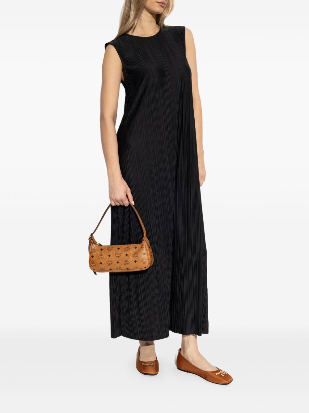 SAMSOE SAMSOE pleated dress - Zwart