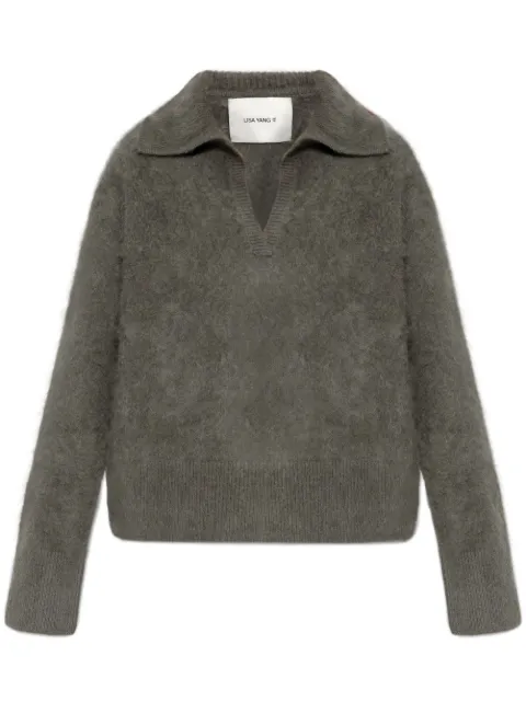 Lisa Yang brushed-effect sweater