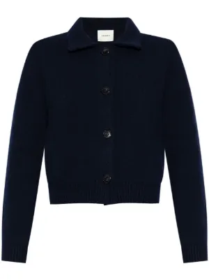 Sacai ストライプ シャツカーディガン | ブルー | FARFETCH JP