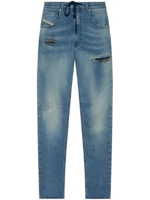 Diesel ダメージ ジーンズ | ブルー | FARFETCH JP