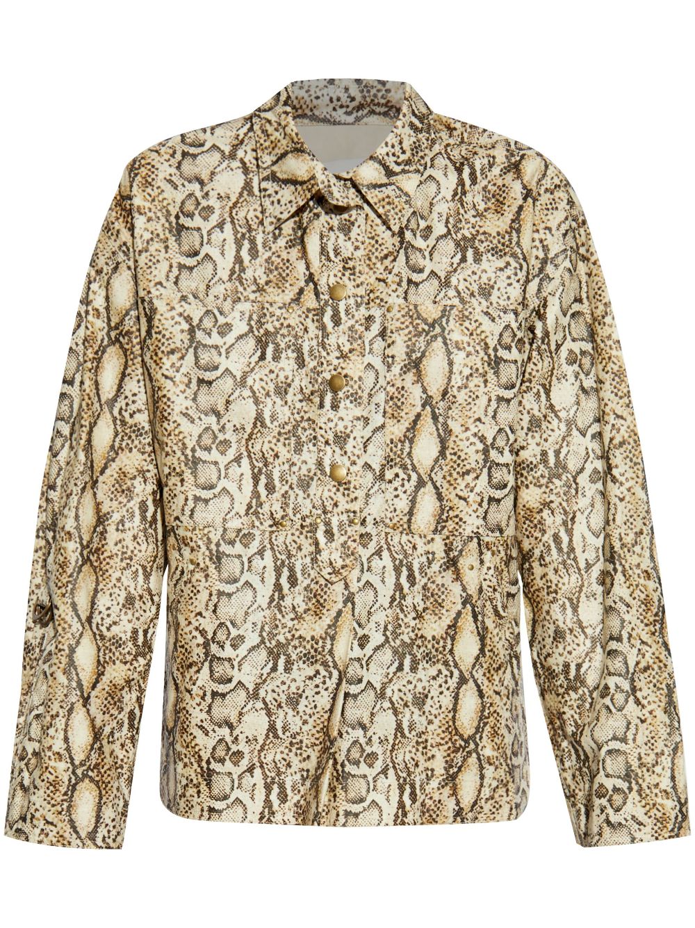 ISABEL MARANT Florida shirt - Neutrals