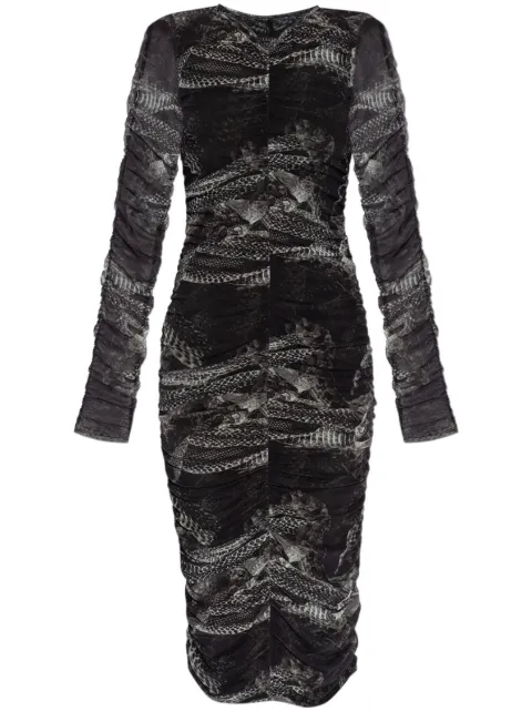 AllSaints vestido midi Keiko