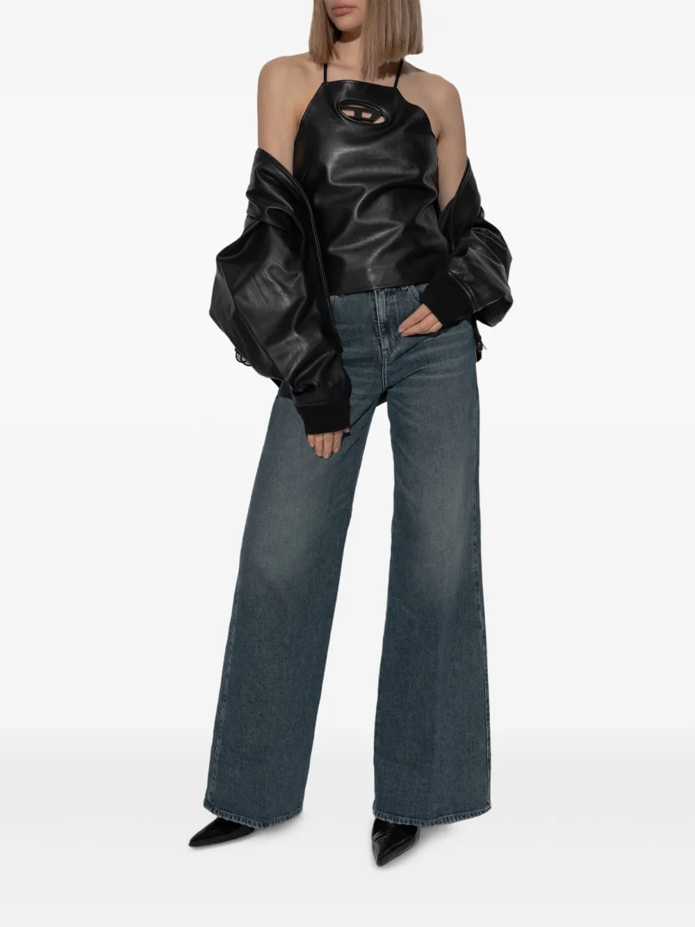 Diesel L-Luvia tanktop Zwart