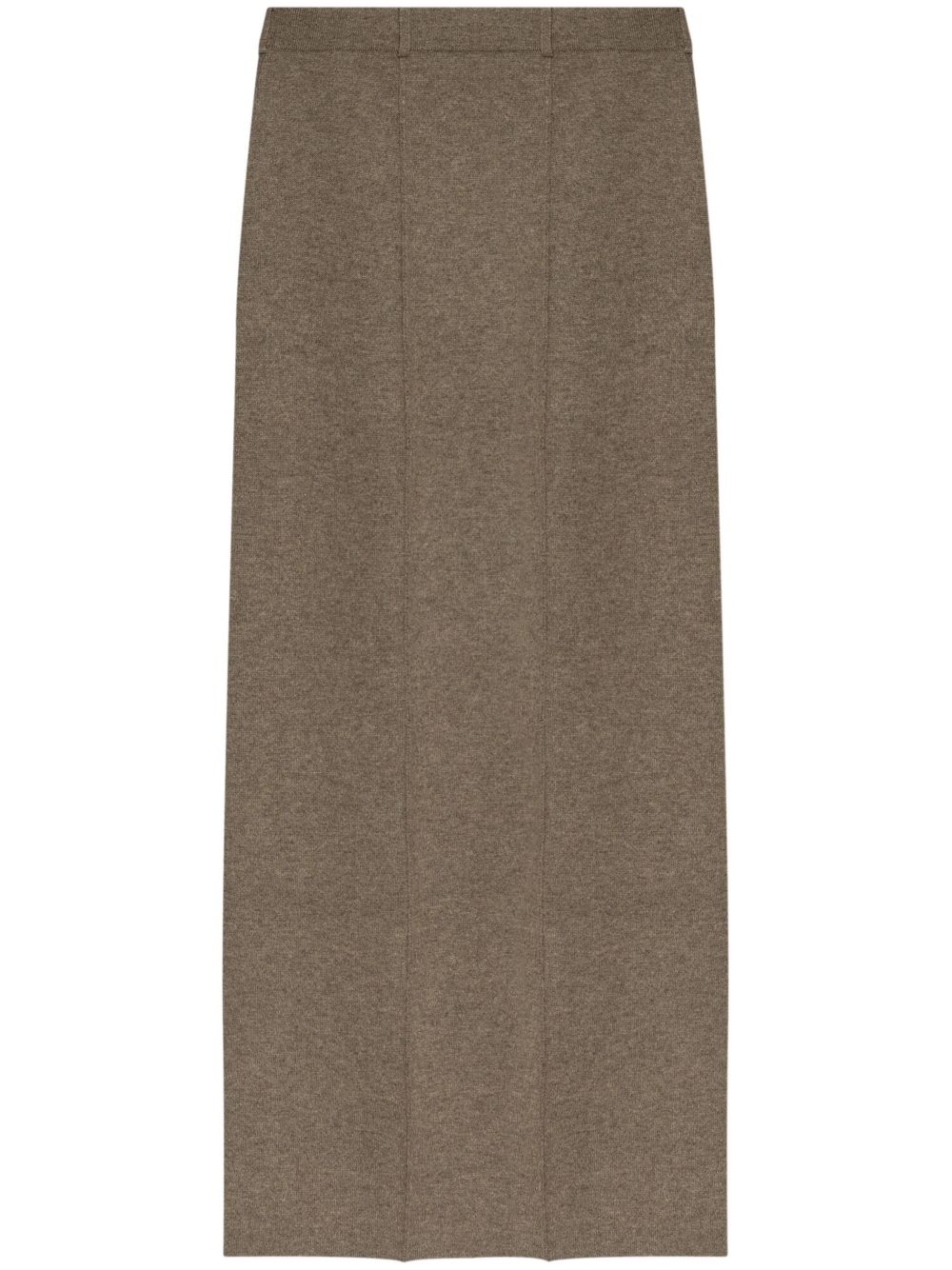 cashmere column skirt