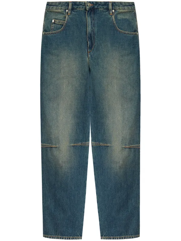 【送料&関税込】Isabel Marant Najet Jeans Isabel Marant 'najet' straight leg jeans with contrast