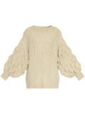 Lisa Yang chunky-knit sweater - Neutrals